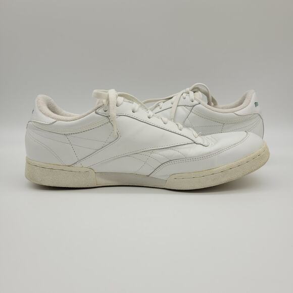 REEBOK Classic Club C-Wide Tennis Sneakers White/Green Style #6-21195 - Size 15 main image 7